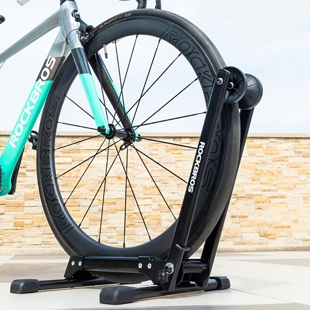 Rockbros 27210001001 Folding Bicycle Stand - Black 9