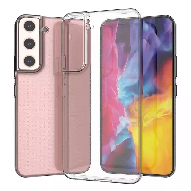 Ultra Clear 0.5mm Samsung Galaxy S22+ (S22 Plus) gel case cover transparent 3
