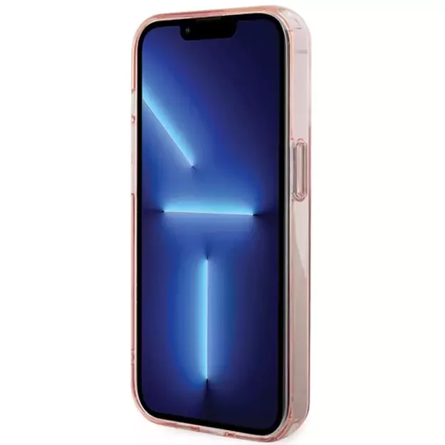 Karl Lagerfeld KLHMP15LHMRSKCP iPhone 15 Pro 6.1&quot  pink/pink hardcase Ring Stand Karl&amp Choupette MagSafe 4