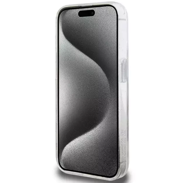 Karl Lagerfeld KLHMP15SHMRSKHH iPhone 15 6.1&quot  white/white hardcase Ring Stand Karl Head MagSafe 4