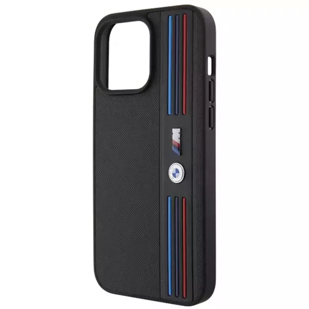 BMW Tricolor M Collection iPhone 15 Pro Case - Black 5