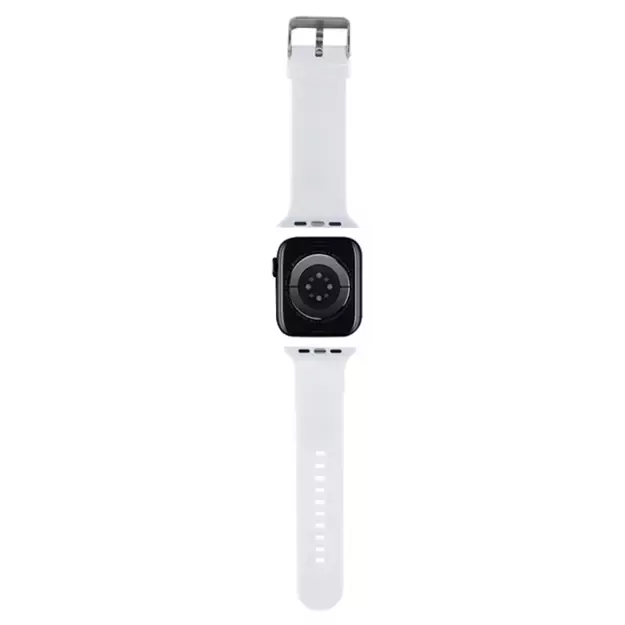 Karl Lagerfeld 3D Rubber Karl Head strap for Apple Watch 38/40/41mm - white 4
