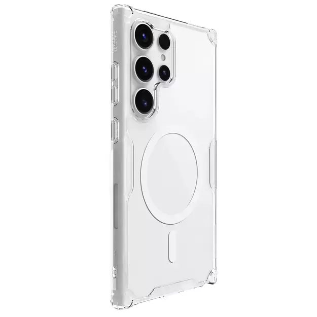 Nillkin Nature Pro armored case with a magnetic ring for Samsung Galaxy S24 Ultra - white 22