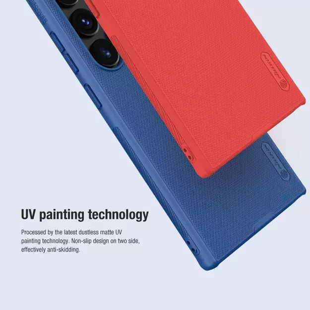 Nillkin Super Frosted Shield Pro armored case for Samsung Galaxy S24 Ultra - red 15