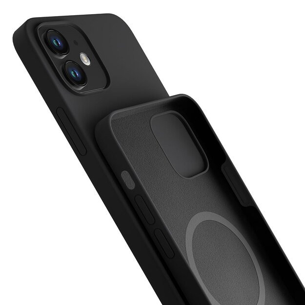 3mk Silicone Case for iPhone 12 mini - black 4