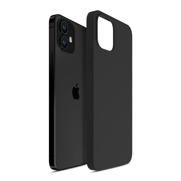 3mk Silicone Case for iPhone 12 mini - black 6
