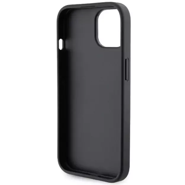 Ferrari Grip Stand Metal Logo case for iPhone 15 - black 6