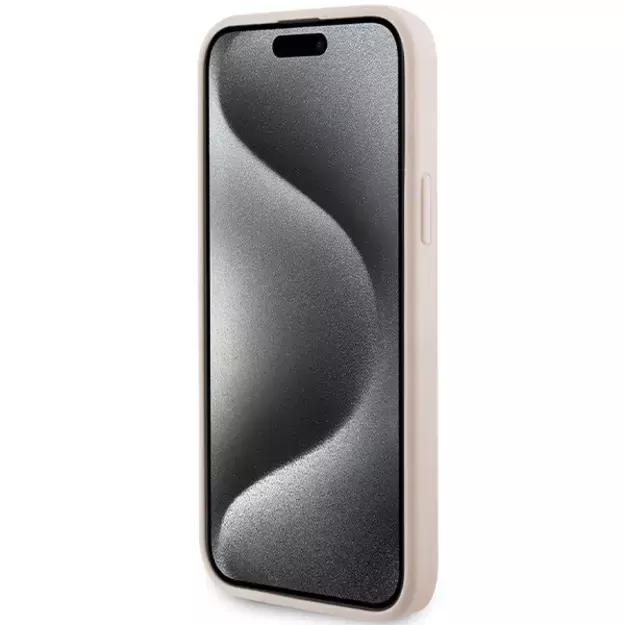 Karl Lagerfeld Quilted K Pattern case for iPhone 15 Plus / 14 Plus - pink 4
