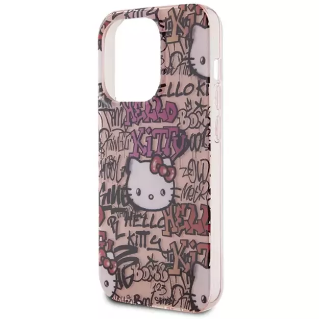 Hello Kitty IML Tags Graffiti case for iPhone 14 Pro - pink 5