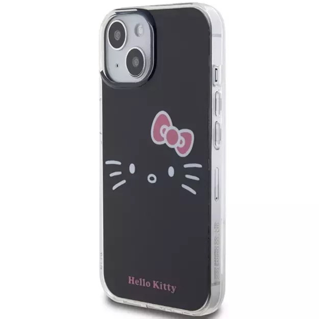 Hello Kitty IML Kitty Face case for iPhone 15 - black 1