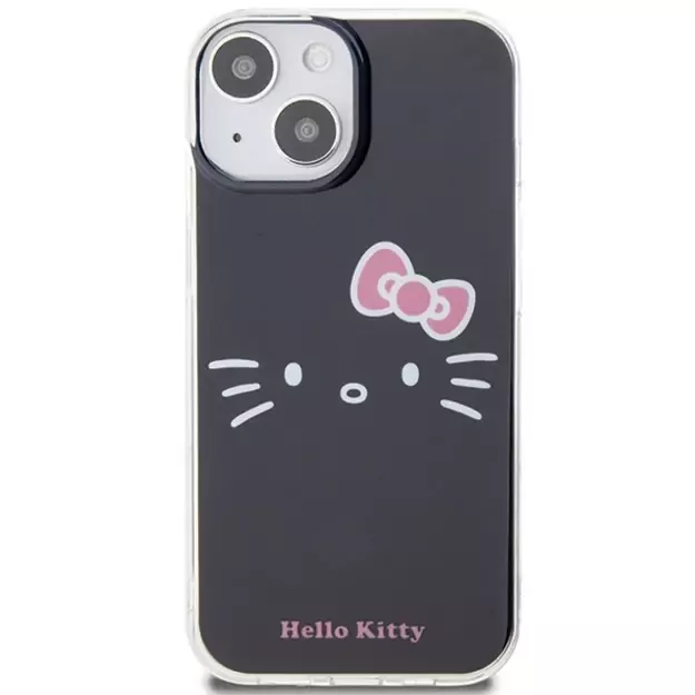 Hello Kitty IML Kitty Face case for iPhone 15 - black 2