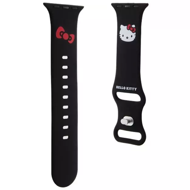 Hello Kitty Silicone Kitty Head strap for Apple Watch 38/40/41mm - black 6