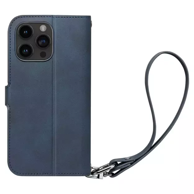 Spigen Wallet S Pro Case for iPhone 15 Pro - Navy Blue 17