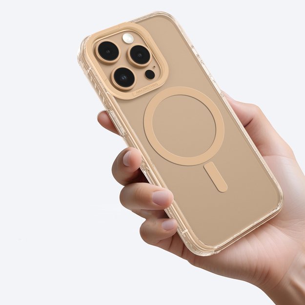 AmazingThing Titan Pro Mag Case with Magnetic Ring for iPhone 16 Pro Max - Rose Gold 5