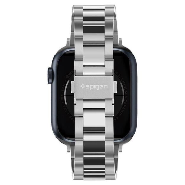 Spigen Modern Fit Band for Apple Watch 4/5/6/7/8/SE (38/40/41 mm) - Silver 25