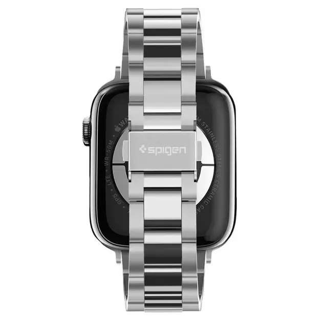 Spigen Modern Fit Band for Apple Watch 4/5/6/7/8/SE (38/40/41 mm) - Silver 15