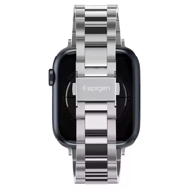 Spigen Modern Fit Band for Apple Watch 4/5/6/7/8/SE (38/40/41 mm) - Silver 10