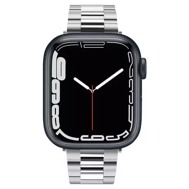 Spigen Modern Fit Band for Apple Watch 4/5/6/7/8/SE (38/40/41 mm) - Silver 11