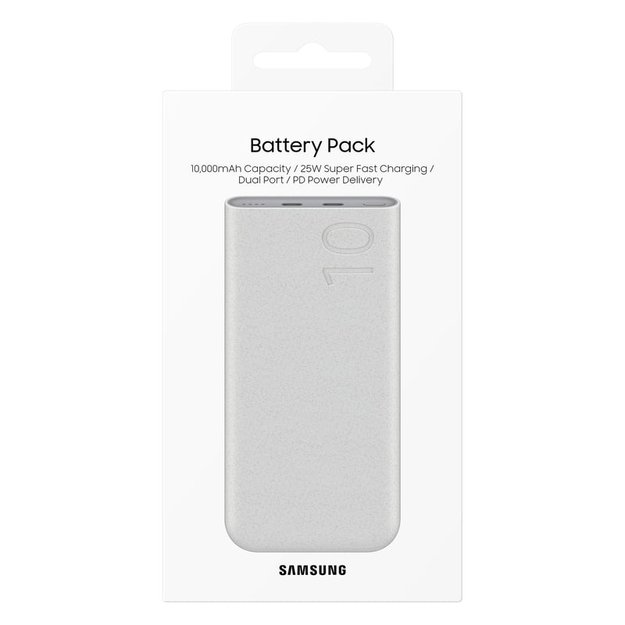 Powerbank Samsung EB-P3400XUEGEU FastCharge 2x USB-C 25W 10000mAh - beige 4
