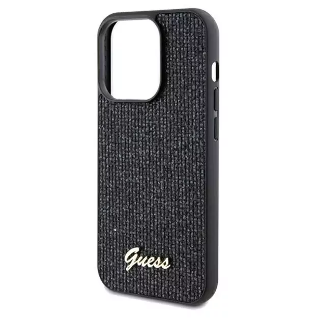 Guess Disco Metal Script case for iPhone 13 Pro / 13 - black 5
