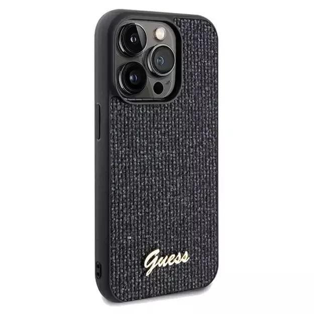 Guess Disco Metal Script case for iPhone 13 Pro / 13 - black 3