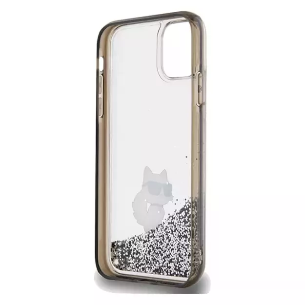 Karl Lagerfeld Liquid Glitter Choupette case for iPhone 11 / Xr - transparent 6