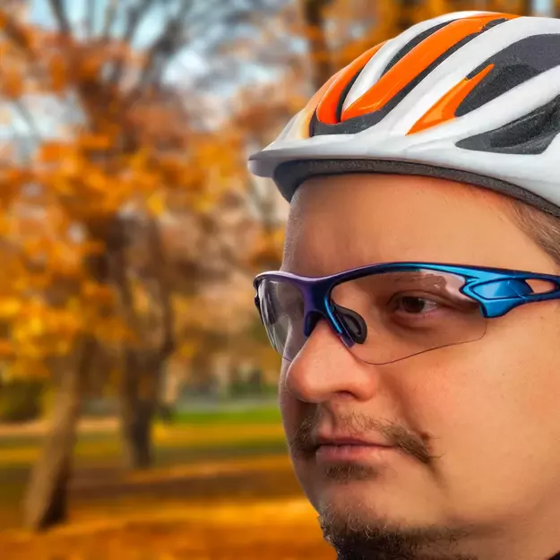 Rockbros 10069 photochromic UV400 cycling glasses - blue 11