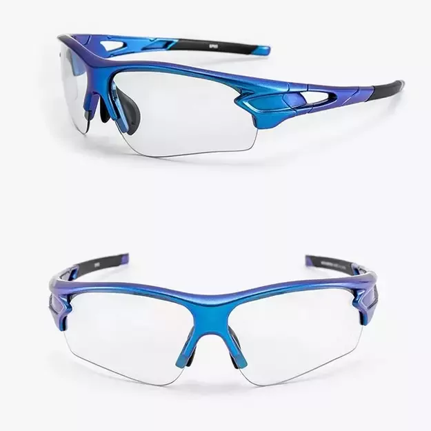 Rockbros 10069 photochromic UV400 cycling glasses - blue 10