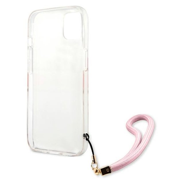 Guess GUHCP13MKCABPI iPhone 13 6.1&quot  pink/pink hardcase Camo Strap Collection 13