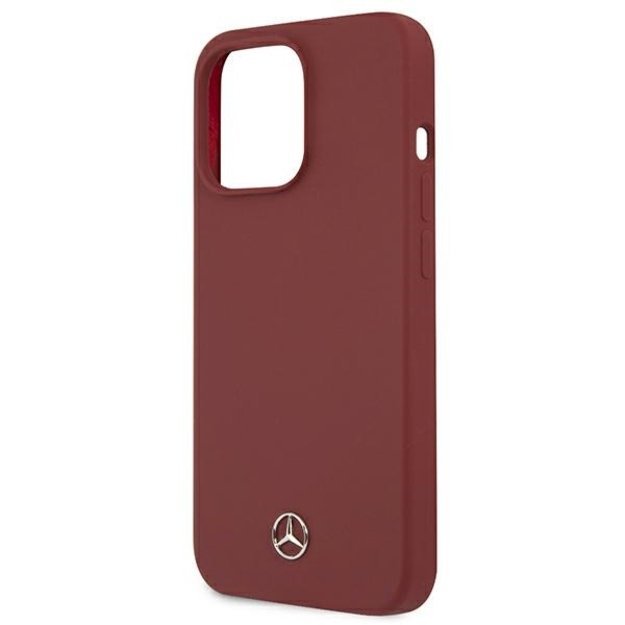 Mercedes MEHCP13XSILRE iPhone 13 Pro Max 6,7  czerwony/red hardcase Silicone Line 12