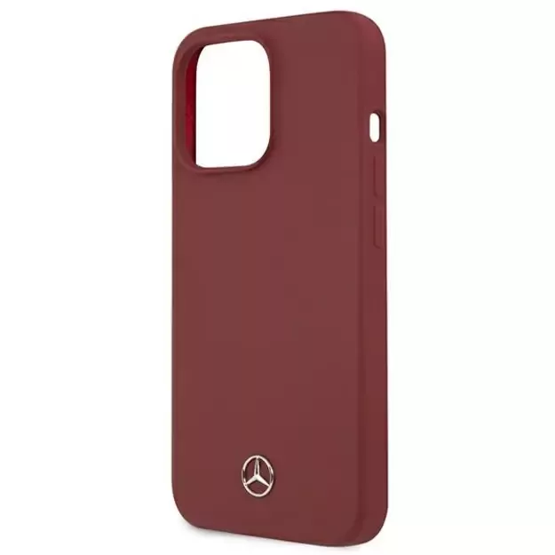 Mercedes MEHCP13XSILRE iPhone 13 Pro Max 6,7  czerwony/red hardcase Silicone Line 5