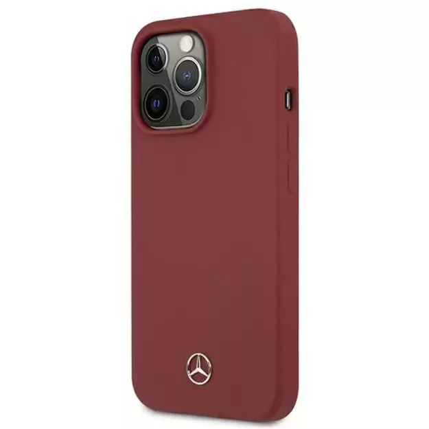 Mercedes MEHCP13XSILRE iPhone 13 Pro Max 6,7  czerwony/red hardcase Silicone Line 1