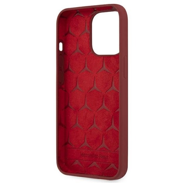 Mercedes MEHCP13XSILRE iPhone 13 Pro Max 6,7  czerwony/red hardcase Silicone Line 13