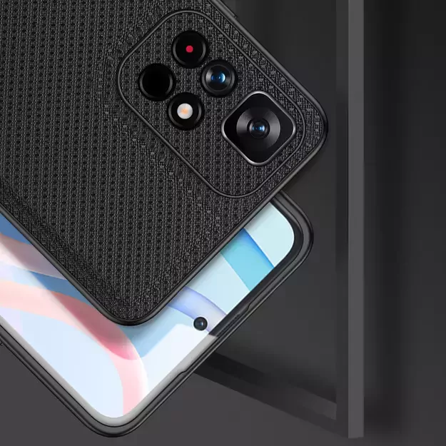 Dux Ducis Fino case cover covered with nylon material Poco M4 Pro 5G black 3
