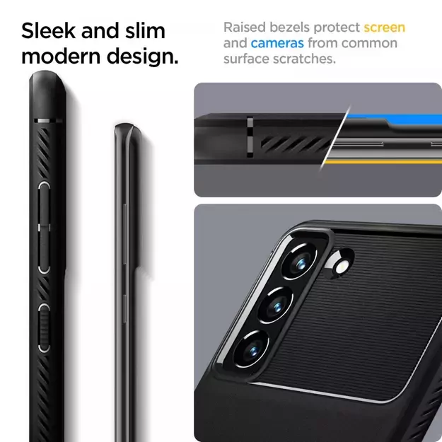 Spigen Rugged Armor Case for Samsung Galaxy S21 FE - Matte Black 26
