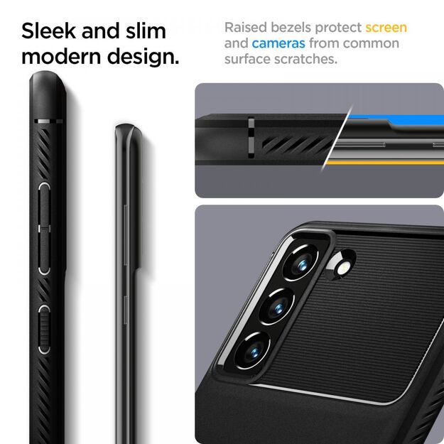 Spigen Rugged Armor Case for Samsung Galaxy S21 FE - Matte Black 9