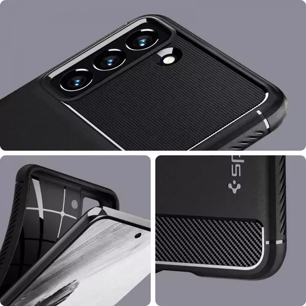 Spigen Rugged Armor Case for Samsung Galaxy S21 FE - Matte Black 24