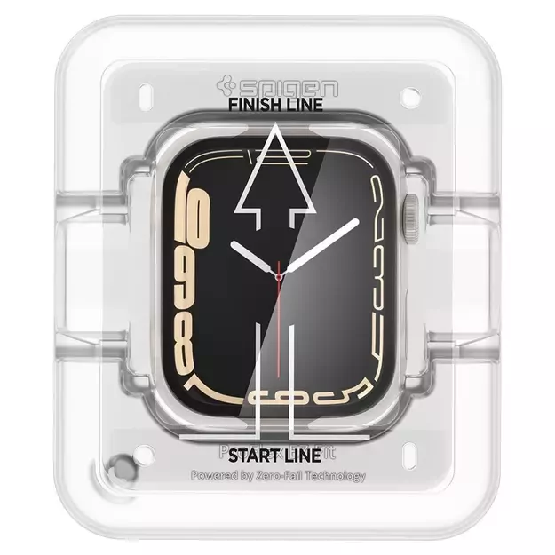 Spigen ProFlex EZ Fit Hybrid Glass for Apple Watch 7 / 8 (45 mm) - 2 pcs. 6