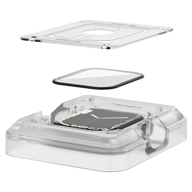Spigen ProFlex EZ Fit Hybrid Glass for Apple Watch 7 / 8 (45 mm) - 2 pcs. 16