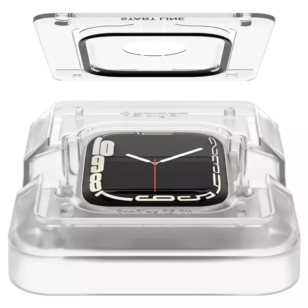 Spigen ProFlex EZ Fit Hybrid Glass for Apple Watch 7 / 8 (45 mm) - 2 pcs. 5