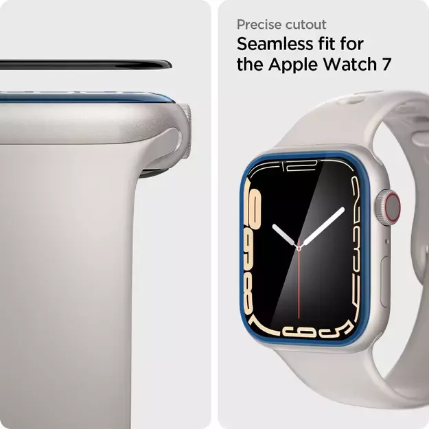 Spigen ProFlex EZ Fit Hybrid Glass for Apple Watch 7 / 8 (45 mm) - 2 pcs. 11