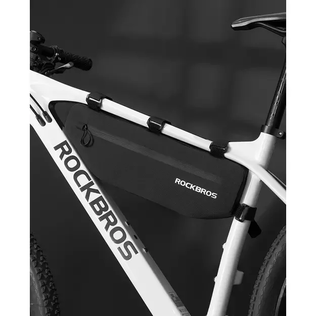 Rockbros AS-043 bicycle bag with Velcro 3l - black 20