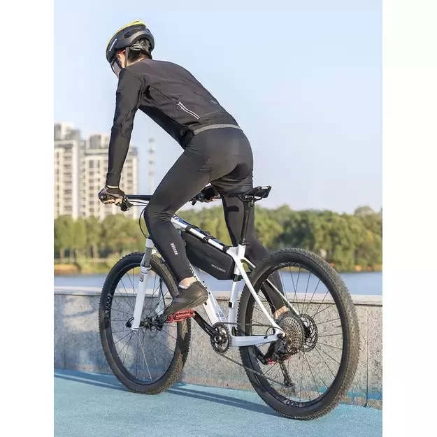 Rockbros AS-043 bicycle bag with Velcro 3l - black 17