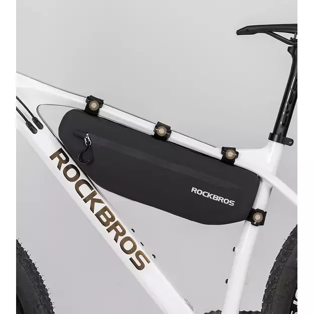 Rockbros AS-043 bicycle bag with Velcro 3l - black 25