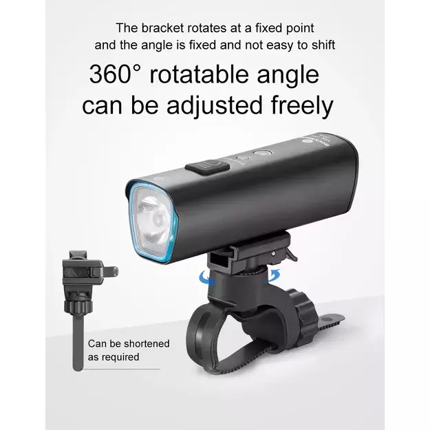 Rockbros V9M-1000 front bicycle light 1000lm - black 29