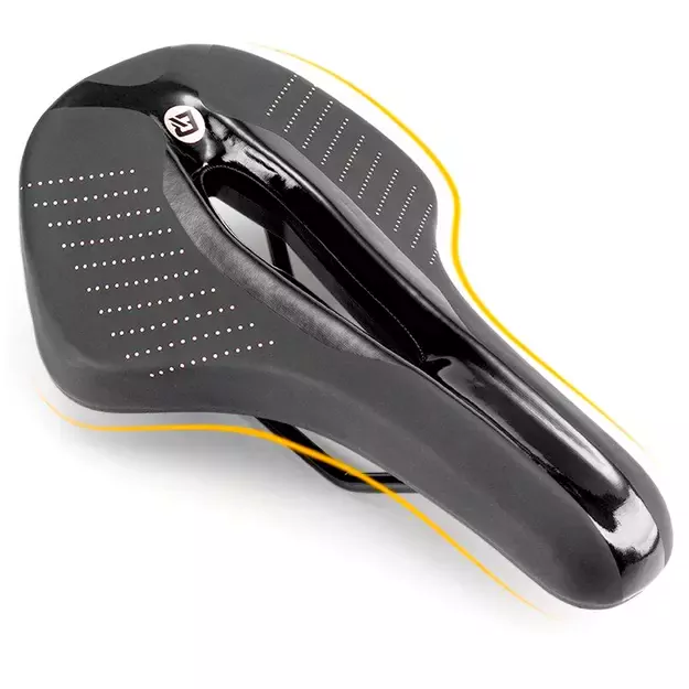 Rockbros 38210005001 foam MTB bicycle saddle - black 5