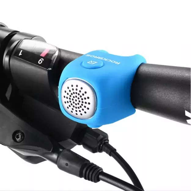Rockbros CB1709BU electronic bicycle bell - blue 1