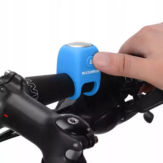 Rockbros CB1709BU electronic bicycle bell - blue 2