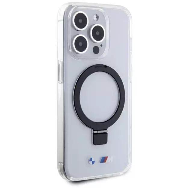 BMW Ring Stand M Collection MagSafe case for iPhone 15 Pro Max - transparent 3