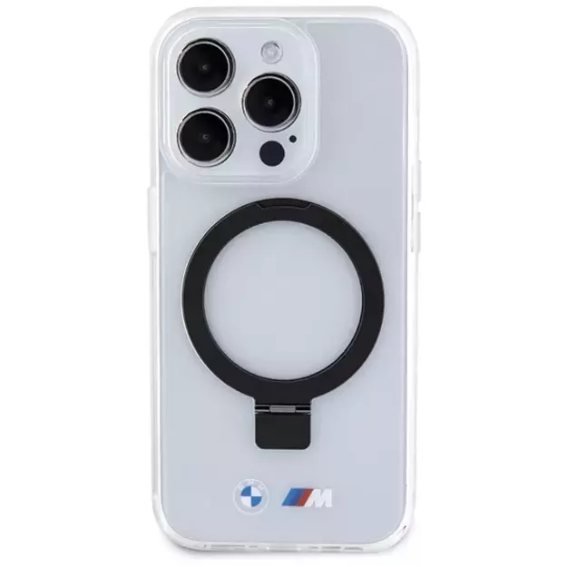 BMW Ring Stand M Collection MagSafe case for iPhone 15 Pro Max - transparent 2